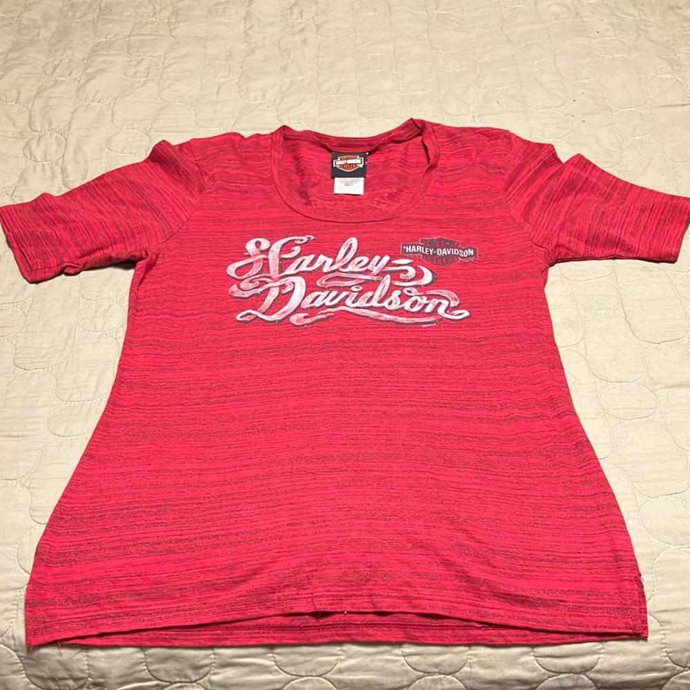 Harley-Davidson Red Short Sleeve Tee